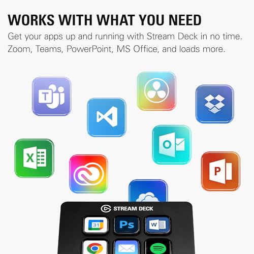 Corsair K70 CORE TKL Wireless + Elgato Stream Deck Mini Bundle - Mechanical Tenkeyless Gaming Keyboard with Studio Controller for Zoom, Teams, PowerPoint, MS Office etc, Compatible with PC/Mac