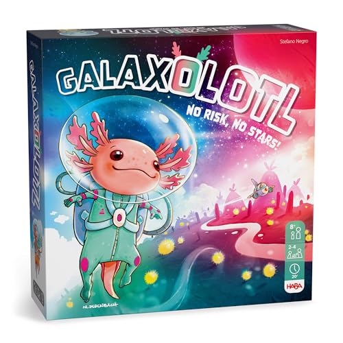 HABA Galaxolotl – Math-Based Strategy Kids Card Games for Ages 8+, Space-Themed Kids Board Games for Family Night