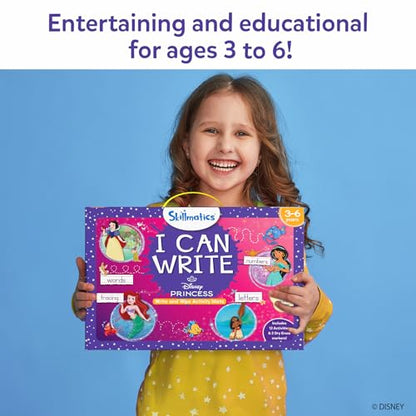 Skillmatics I Can Write Disney Princess - Reusable Preschool Learning Activities, Educational Toys & Games, Handwriting Aid, Back to School, Screen-Free Fun, Gift for Students, Kids, Toddlers Ages 3-6 - style: 2. I Can Write Disney Princess
