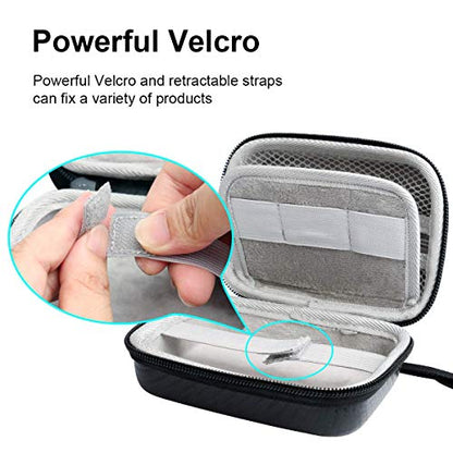 Jiusion Hard Case for Carson MicroBrite Plus Pocket Microscope (MM-300 or MM-300MU) and MicroFlip (MP-250 or MP-250MU) Travel Storage Carrying Include Carabiner and Strap - size: For MM-300 and MP-250