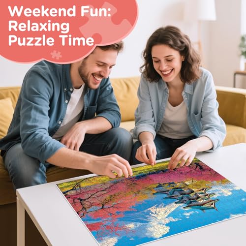 Puzzles for Adults 500 Pieces,Snow Mountain Jigsaw Puzzles 500 Pieces,Japanese Cherry Blossom 500 Piece Puzzles for Adults Funny Jigsaw Puzzle Family Activity Game Nights Gift Toy - style: Snow Mountain