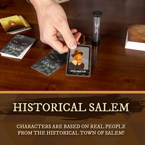 Facade Dark Cites Series Board Game of Strategy, Deceit, and Luck - Card Game for Teens Adults and Family - Salem 1692 - style: Contemporary