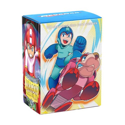 Dragon Shield | Matte Art Sleeves | 100 CT - Smooth & Tough Premium TCG Sleeves | Compatible with Pokemon, One Piece & Magic the Gathering | Mega Man & Rush - color: Mega Man & Rush