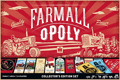 MasterPieces Farmall Opoly Board Game - Officially Licensed, Farm-Themed Family Game - Ages 8+ - color: Farmall