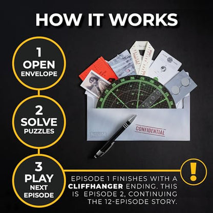 Escape Mail - Family Secrets Series - Episode 2 Only - Escape Room Kit Game for Family | Fun Adults & Teens Puzzle Mystery & Adventure - style: Episode 2 Only