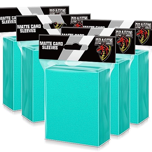 500ct MTG Card Sleeves, Matte Deck Protectors for TCG (Mint) | Matte Card Sleeves for MTG, TCG, deck building, smooth shuffling and standard trading card protection. - color: Mint, size: 500PCS