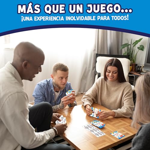Trivia en Familia – Board Game en Español for Family, Friends, Adults & Teens | Juego de Cartas | Fun and Educational Trivia for Party, Game Night, Travel, Office, Classroom, Birthday