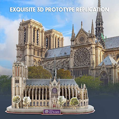 CubicFun 3D Puzzles for Adults Notre Dame de Paris Model Kits 128 Pieces, Puzzle for Kids Ages 8-14 Arts and Crafts Birthday Gifts for Kid Ages 8-12 - style: Notre Dame de Paris | National Geographic