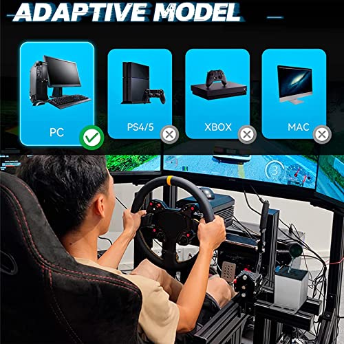 64 Bit USB PC Handbrake, Sim Handbrake Compatible for Logitech G27 G25 G29 T500 T300 Fanatecosw LFS Dirt Linear E Brake, Gaming Handbrake