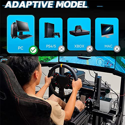 64 Bit USB PC Handbrake, Sim Handbrake Compatible for Logitech G27 G25 G29 T500 T300 Fanatecosw LFS Dirt Linear E Brake, Gaming Handbrake