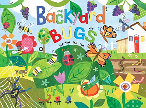 MasterPieces 60 Piece Nature Puzzle for Kids - Backyard Bugs - 19"x14" - style: Hello World Backyard Bugs