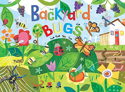 MasterPieces 60 Piece Nature Puzzle for Kids - Backyard Bugs - 19"x14" - style: Hello World Backyard Bugs