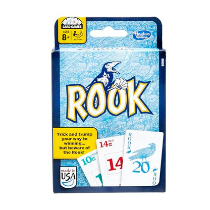 Hasbro Gaming Rook Card Game | Family Games for Kids, Teens, and Adults | 2 to 6 Players | Bidding and Trick-Taking Games | Fun Summer Activities | Vacation Travel Essentials | Ages 8+ - size: Standard - Pack of 1