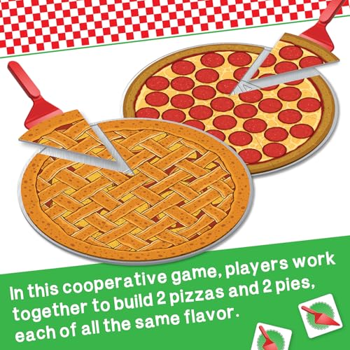 MindWare Pizza Pie Cooperative Game for 6 Year Olds and up - Match Flavors and Win As A Team, 2 to 4 Players
