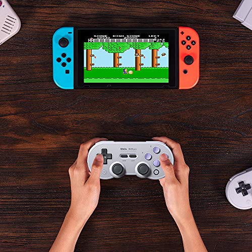 8Bitdo Sn30 Pro Bluetooth Gamepad (SN30 PRO-SN) with Joysticks Rumble Vibration Gamepad for Windows, Mac OS, Android, Steam, Switch, etc - color: SN30 PRO-SN