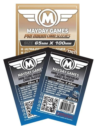 Mayday Games 7 Wonders Duel Game Accessory - Premium Card Sleeve Bundle - size: Premium, style: 7 Wonders Duel