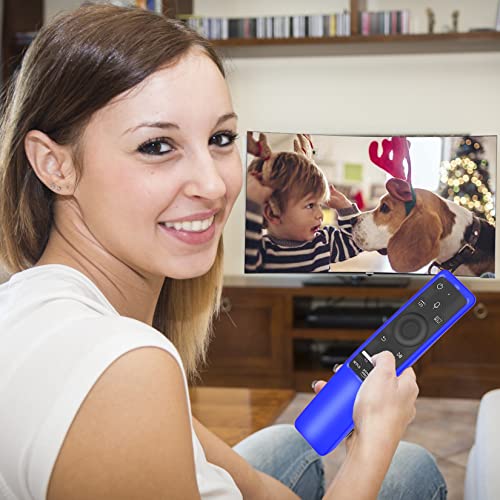 Case Compatible with Samsung Smart TV Remote Controller BN59 Series, Light Weight Silicone Cover Protector Shockproof Anti-Slip Remote Skin Sleeve - Blue - color: Blue