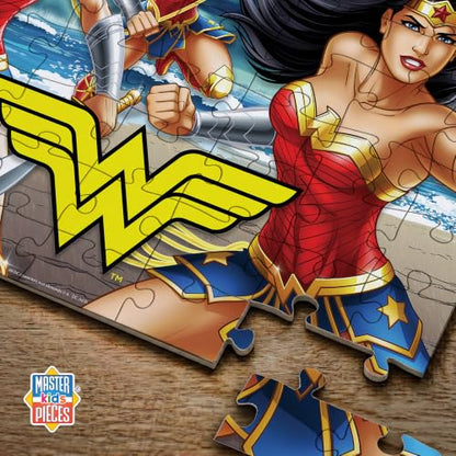 MasterPieces 100 Piece Jigsaw Puzzle for Kids - 14"x19" - Wonder Woman - style: Wonder Woman