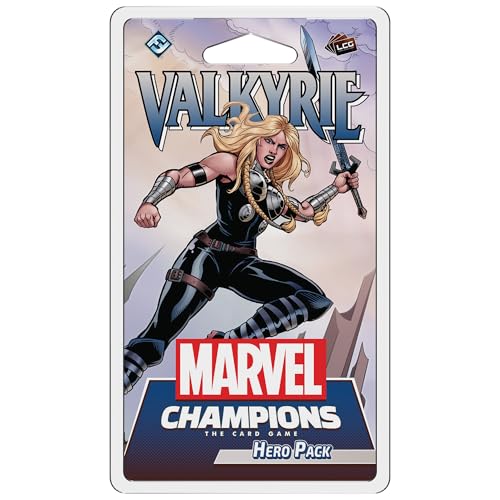 Marvel Champions The Card Game Valkyrie HERO PACK - Superhero Strategy Game, Cooperative Game for Kids and Adults, Ages 14+, 1-4 Players, 45-90 Minute Playtime, Made by Fantasy Flight Games