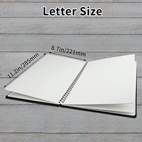 NEWYES Whiteboard Notebook Erasable Meeting Notebook Dry Erase White Board for Meeting, Business, Office, Home (A4)
