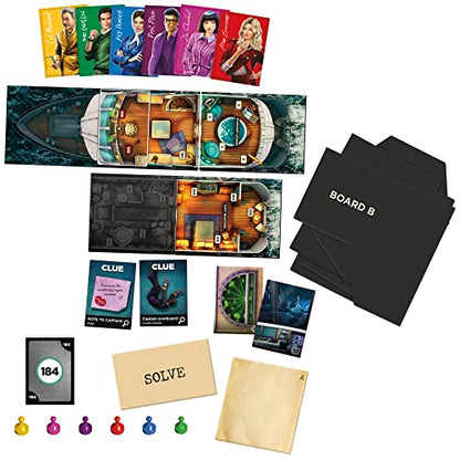 Hasbro Gaming Clue Board Game Sabotage on The High Seas, Escape Room Game, Murder Mystery Games, 1-6 Players, 10+ (Amazon Exclusive) - style: Sabotage on the High Seas