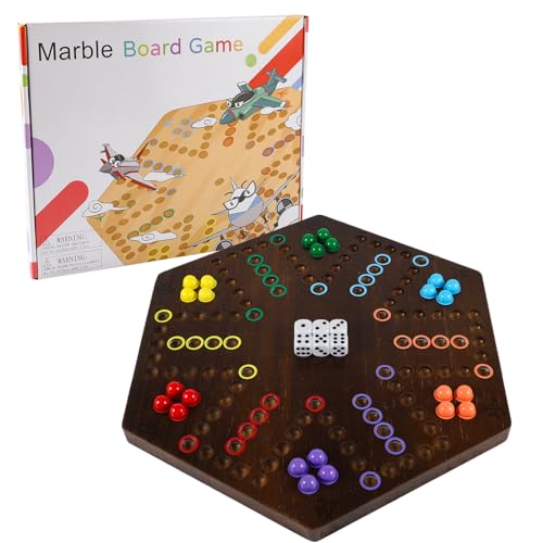 15 in Wahoo Board Game for 4-6 Players, Fast Track Board Game(Small,Brown) | NRZSSN 15 in Wahoo Board Game,Fast Track Board Game,Classic Board Game for Game Night, Parties, (Small,Brown) - color: Small, Rustic Brown