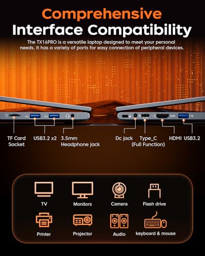 KAIGERR 2025 AMD Laptop, 16.0inch Laptop Computer with AMD Ryzen 7 5000 Series(8C/16T, Up to 4.5GHz), 16GB RAM 512GB NVMe SSD Windows 11 Laptop, Radeon RX Vega 8 Graphics,WiFi 6, Backlit KB