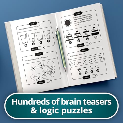 The Top 1% Brain Teaser Book: Tricky Riddles, Mind Games & Logic Puzzles for Curious Minds