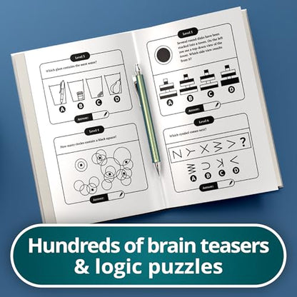 The Top 1% Brain Teaser Book: Tricky Riddles, Mind Games & Logic Puzzles for Curious Minds