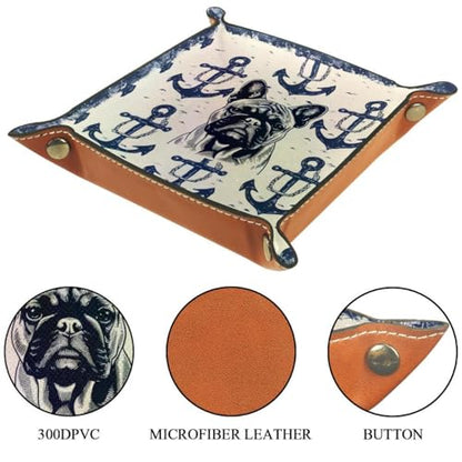 Bulldog Anchors Dice Tray Dice Rolling Tray Folding Dice Holder for Dice Games, Like RPG, DND and Other Table Games - color: Multi 12