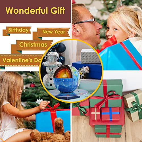 3D Puzzles for Kids Ages 8-10-12-14 Earth Globe DIY Geography Puzzle, Educational Learning Toys 3D Jigsaw World Globe Map Model Kit Teaching Aids Birthday for Boys Girls, 50 Pieces - style: Earth Globe