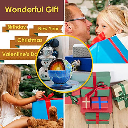 3D Puzzles for Kids Ages 8-10-12-14 Earth Globe DIY Geography Puzzle, Educational Learning Toys 3D Jigsaw World Globe Map Model Kit Teaching Aids Birthday for Boys Girls, 50 Pieces - style: Earth Globe