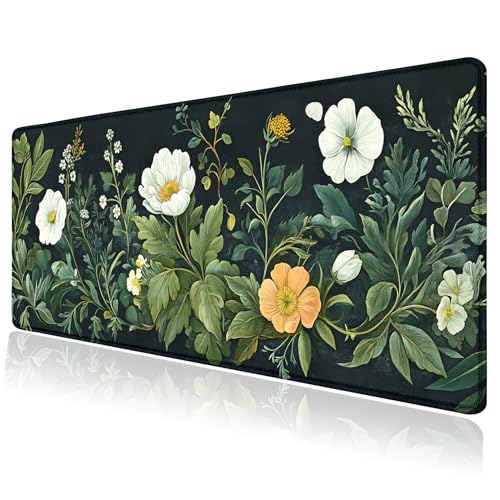 Large Mouse Pad, Desk Mat Computer Keyboard Pad Non-Slip Rubber Base Waterproof with Stitched Edges for Laptop Gaming, Office & Home 31.5 x 11.8 Inch (XL-15) - color: Xl-15