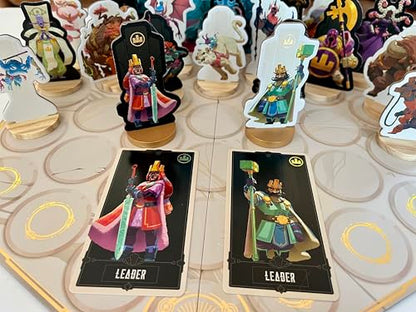 Leaders | Tactical Duel Strategy 2 Player Board Game | Create Alliances, Assemble Champions & Outsmart Opponents | Quick, Competitive Games for Teens, Adults, & Kids Ages 10 & Up | 15 Min