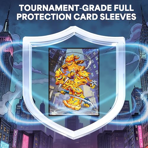 Kabinka MTG Card Sleeves-Turtles 100 Standard Size Pack Clear Front & Matte Finish Back MTG Sleeves for Magic The Gathering TCG - color: B