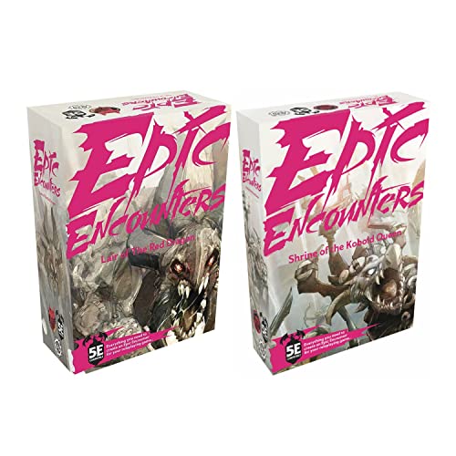 Steamforged Games Epic Encounters Bundle: Lair of the Red Dragon and Shrine of the Kobold Queen | Red Dragon and Shrine of the Kobold Queen