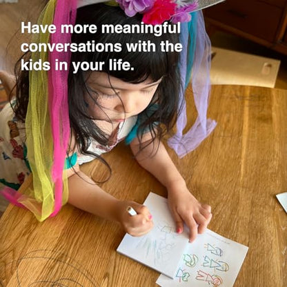 WE'RE NOT REALLY STRANGERS Kids Edition, Conversation Card Games for Kids | 150 Conversation Cards for Kids, Adults, & Teens, Fun Memorable Family Game Nights and Kid’s Party, Ages 5+, 2-6 Players - style: Kids