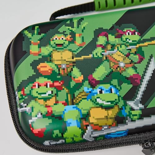 Numskull Teenage Mutant Ninja Turtles Hard Shell Travel Case for Nintendo Switch and OLED Model Console - Fits 10 Games and Switch Accessories - color: TMNT