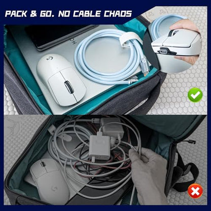 USB-C Charging Adapter Compatible with Logitech G502 Wireless Gaming Mouse | No Dock,Micro-USB to Type-C Converter | Compact & Lightweight Design | Charging & Data Transfer | Model-Specific