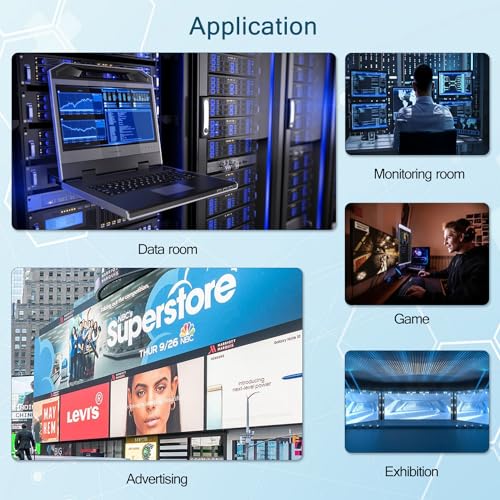 HDMI Quad MultiViewer 16x1, Seamless Switcher 16 in 1 Out with IR Remote Control, Support 1080p and 8 Viewing Modes - size: 16x1 HDMI Multiviewer Switch
