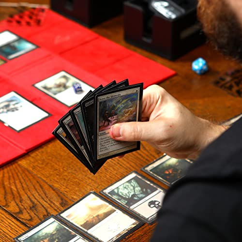 Quiver Time 200 Artemis Matte Black Card Sleeves, 66x91 mm | 200 matte standard sleeves (66 x 91 mm), for MTG and other TCG trading cards - color: Black Matte Card Sleeves, size: 66x91mm (Standard Size)