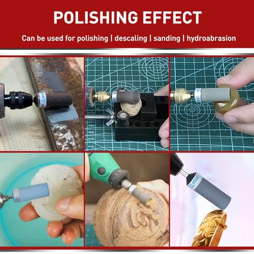 2000 Grit Sanding Drums Sandpaper Sticks Set for Dremel Rotary Tool with 1/8" Shank,10 Pcs Sanding Drums Accessories Dry/Wet Abrasive Cylinders for Wood/Metal Rust Removal/Jade Polishing - size: 2000 Grits