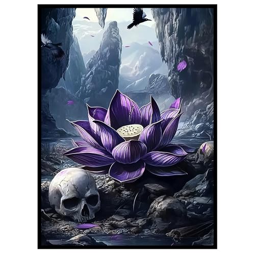 Kabinka MTG Card Sleeves - 100 Standard Size Pack Clear Front & Matte Finish Back with Lotus, Premium Sleeves for Magic The Gathering TCG - color: Lotus