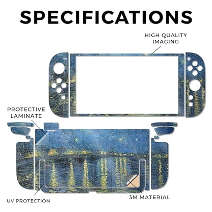 Glossy Glitter Gaming Skin Compatible with Nintendo Switch 2 Console Only - Over The Rhone - Premium 3M Vinyl Protective Wrap Decal Cover - Easy to Apply | Crafted in The USA by MightySkins - color: Over The Rhone, size: Switch 2 Console Skin Only, style: