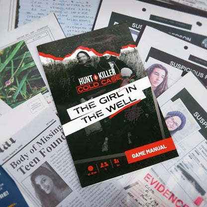 Hunt A Killer: Cold Case: Girl in The Well, an Immersive True Crime Experience, for Fans of Criminal Minds and Forensic Files, Includes 45-90 Minutes of Explicit Content, for Ages 14 and Up - style: Girl in the Well