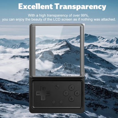 1-Pack Screen Protector for Anbernic RG Rotate 3.5 inch handheld game console, KONXISA Tempered Glass handheld game console Screen Protector, 9 Hardness HD Clear Anti-Scratch Bubble-Free Protective Film