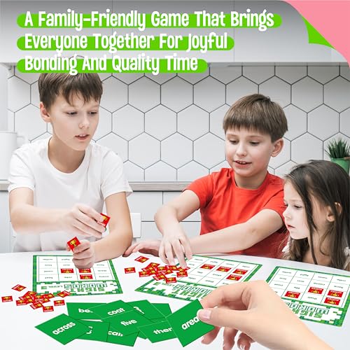 Sight Word Bingo Game, 144 Sight Words Learn to Read Level 3 & Level 4 Bingo Board Game Dolch's & Fry's Words Lists for Kindergarten and Preschool, Grade 1st, 2nd, Kids 4-8 (Up to 25 Players) - style: Sight Words Level 3 & Level 4