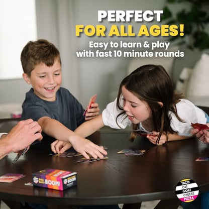 Bing Bang Boom Card Game by Taco Cat Games, Ages 7+, 2-6 Players | Race to match firework cards & shout Bing Bang Boom, Don't get stuck with a Dud, Big Action, Great for parties, Quick rounds