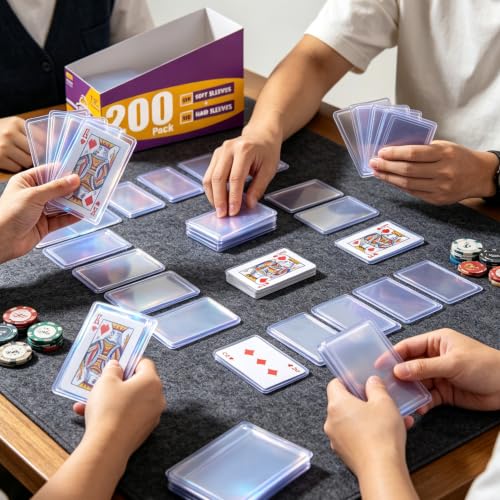 100 Top Loaders, 3"x4" Rigid Hard Plastic Card Holder, Single Toploaders | Premium Card Protector, Playing Cards Holders, Fits 2.5"x3.5" Sized Standard Collectible Trading Baseball Sports Game Cards - size: Single 100 Hard