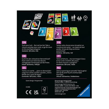 Ravensburger Push 2024 - Exhilarating Card Game for Family Fun - Suitable for 2-6 Players, Aged 8 and Up | Fast Paced | Easy to Learn | Perfect for Parties